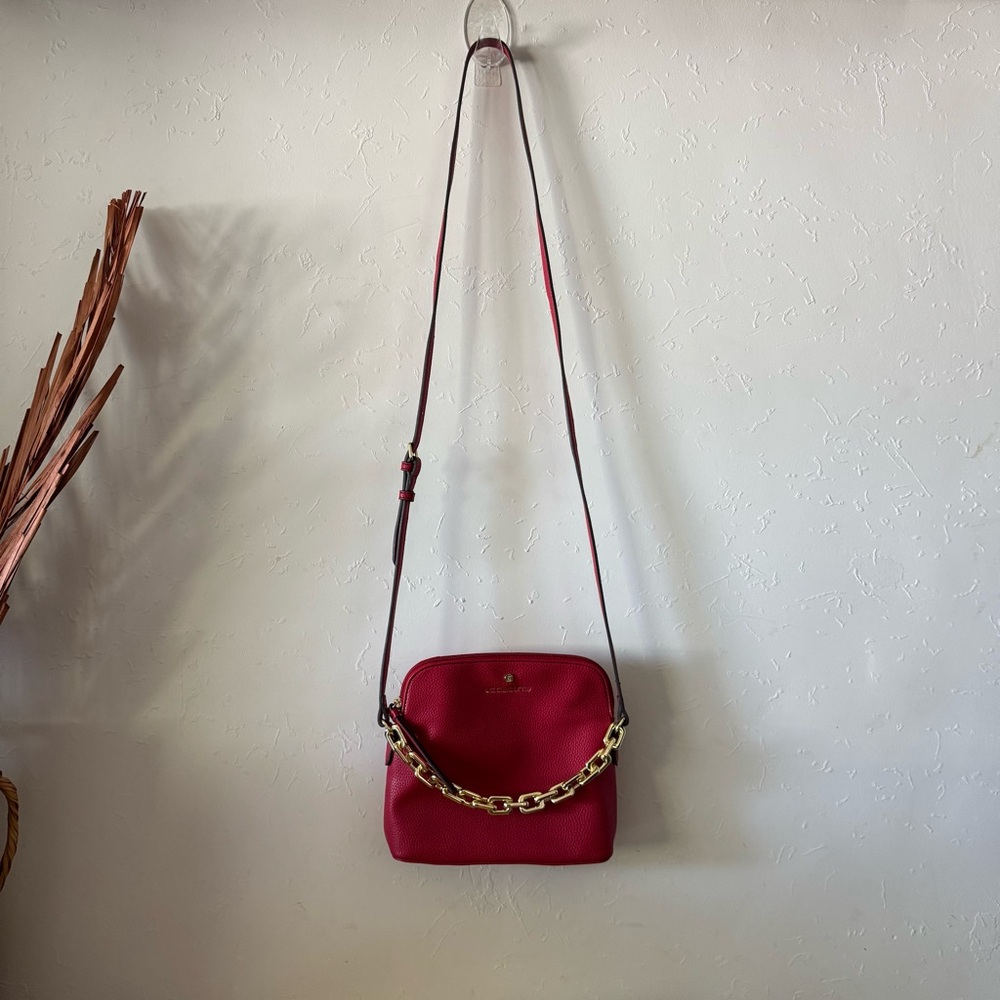 NWOT Liz Claiborne Monica Red Crossbody Bag - Picture 6 of 6